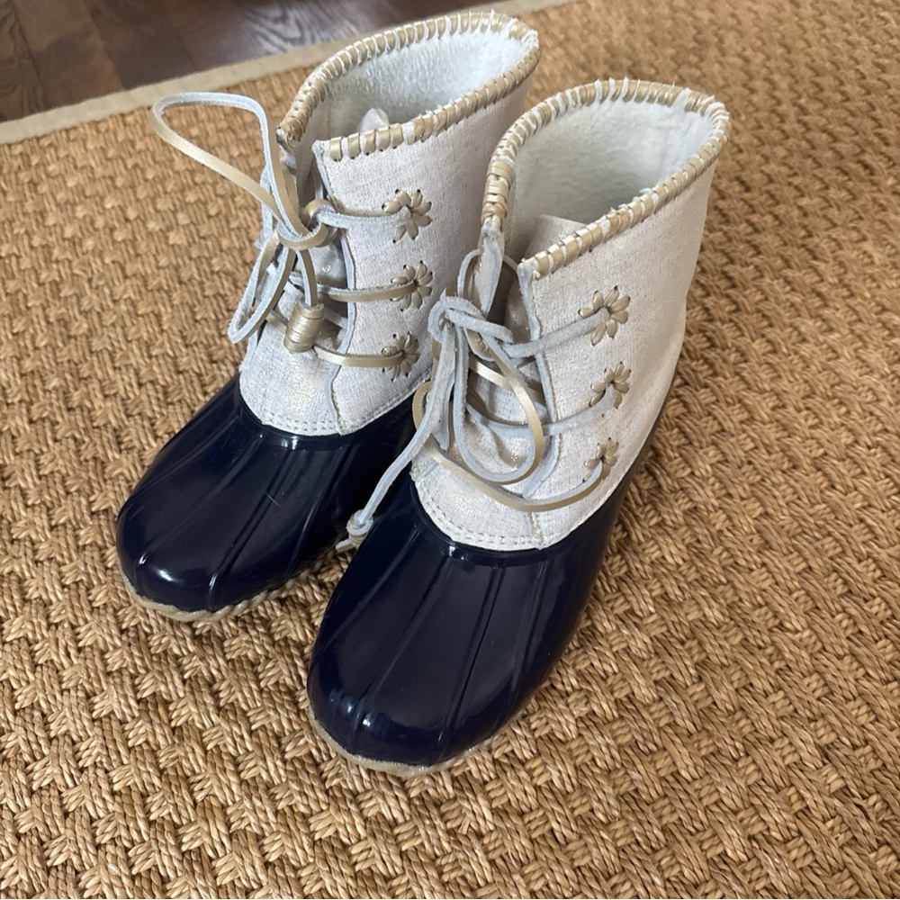 Jack Rogers Chloe Duck Boots Size 8